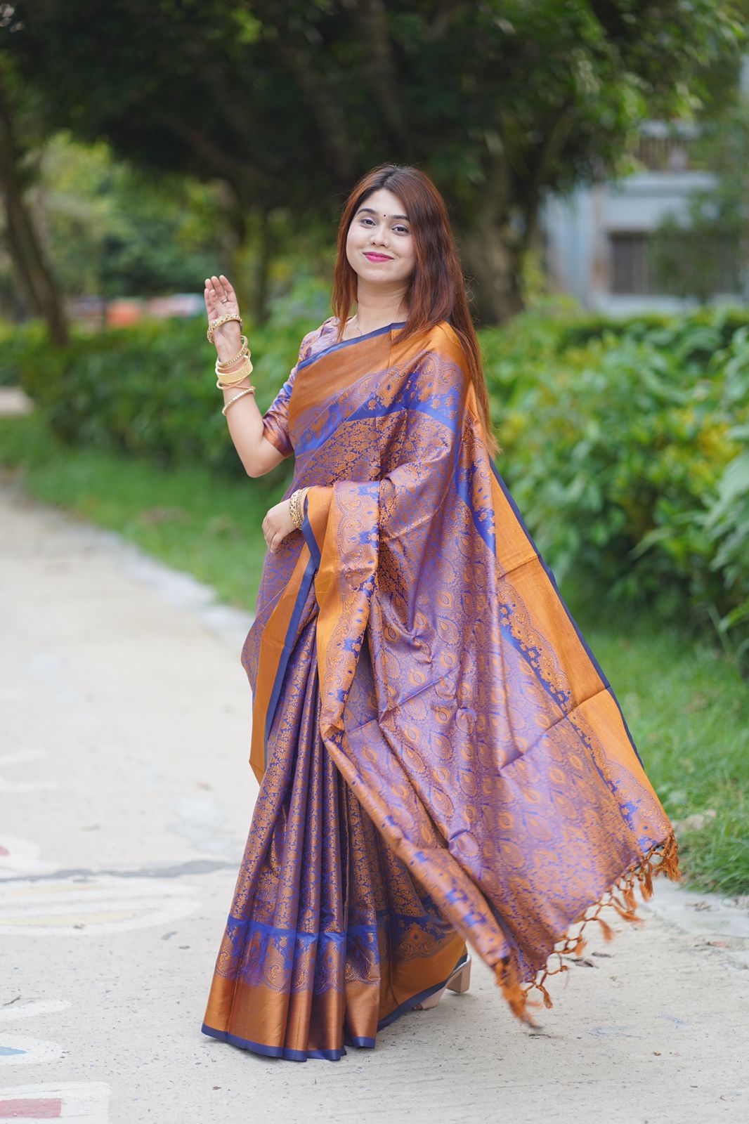Kanjivaram katan Sharee_3