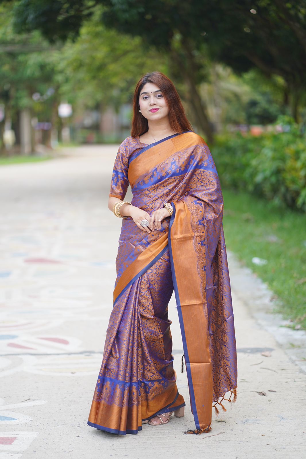 Kanjivaram katan Sharee_4