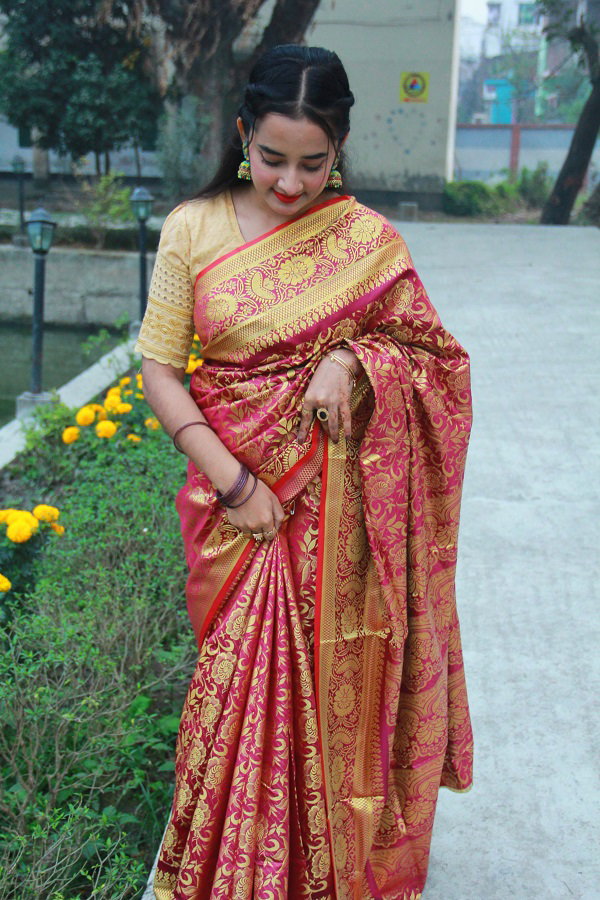 সিল্ক কাতান শাড়ি_12