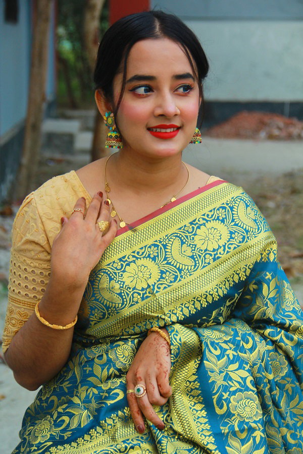 সিল্ক কাতান শাড়ি_9