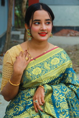 সিল্ক কাতান শাড়ি