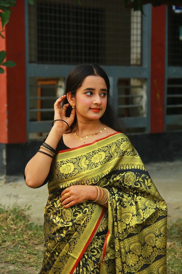 সিল্ক কাতান শাড়ি_6