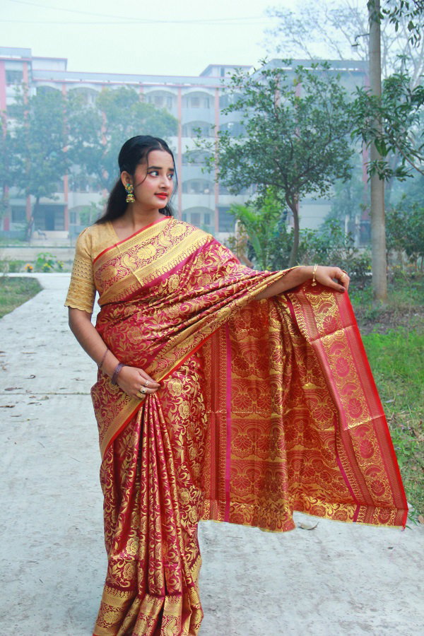 সিল্ক কাতান শাড়ি_10