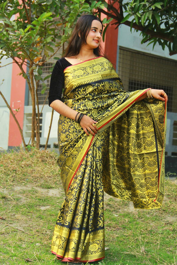 সিল্ক কাতান শাড়ি_13