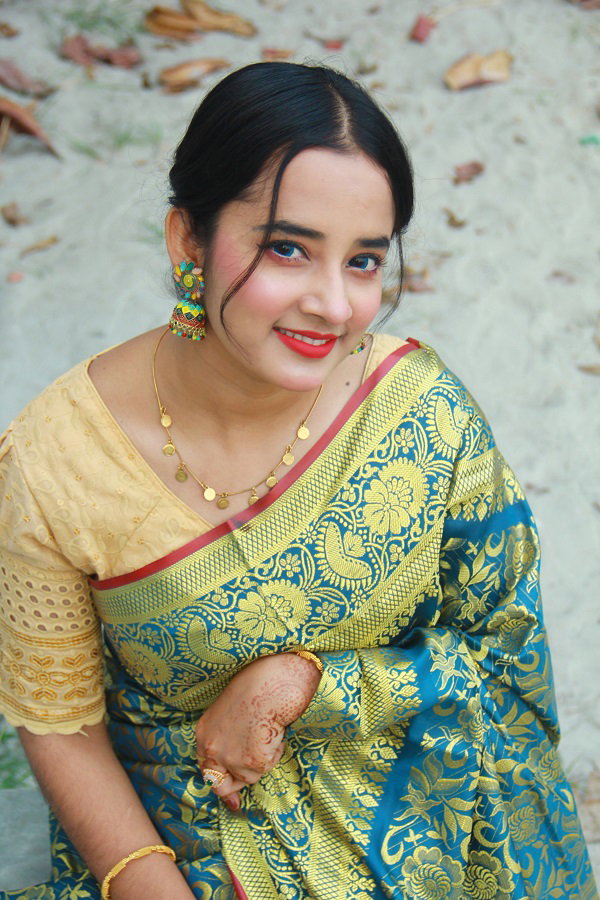 সিল্ক কাতান শাড়ি_0