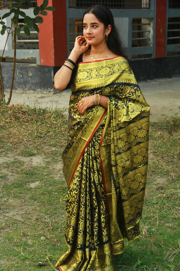 সিল্ক কাতান শাড়ি_14