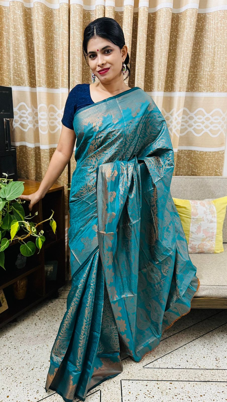 সিল্ক কাতান শাড়ি_5