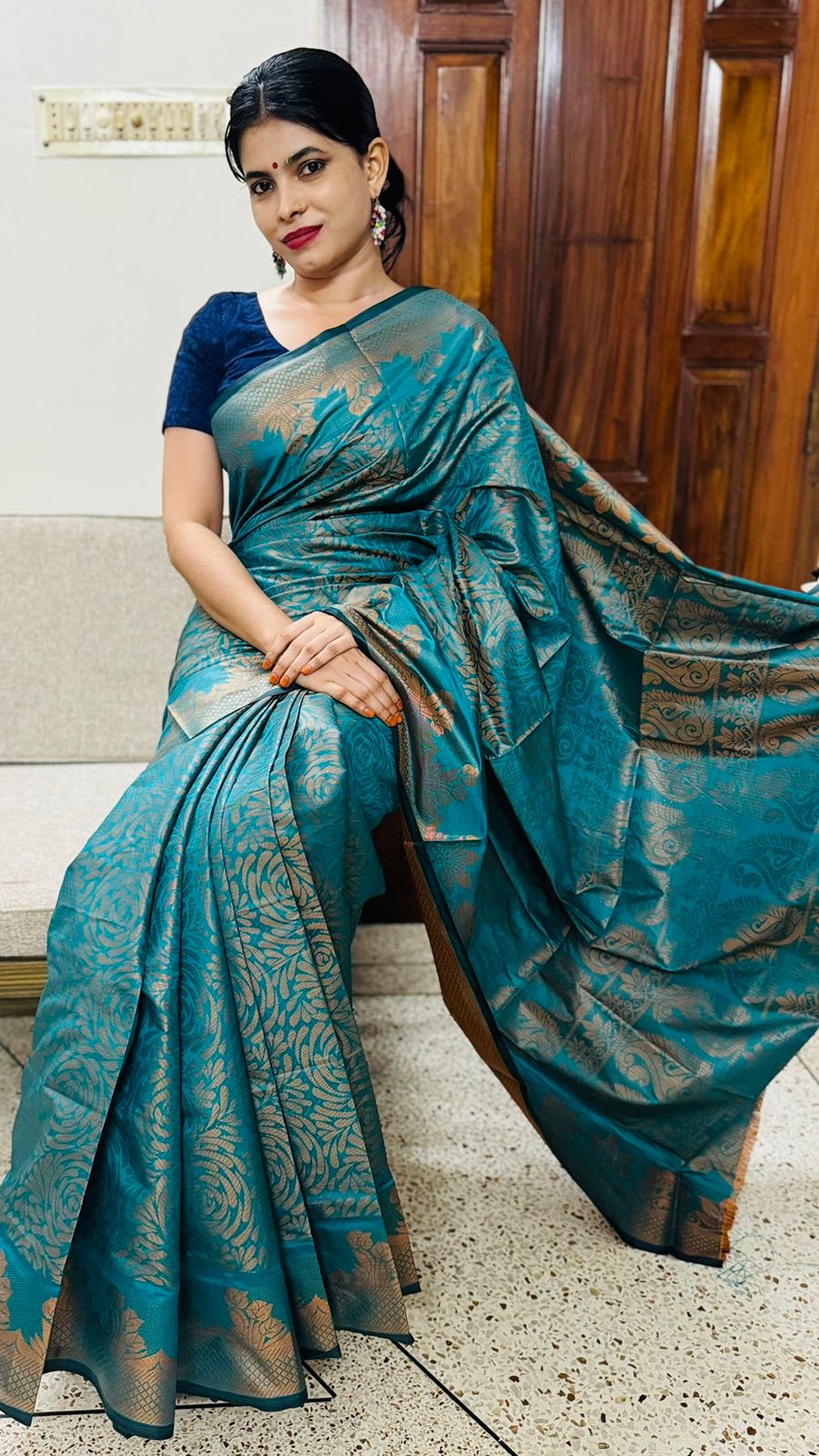 সিল্ক কাতান শাড়ি_9