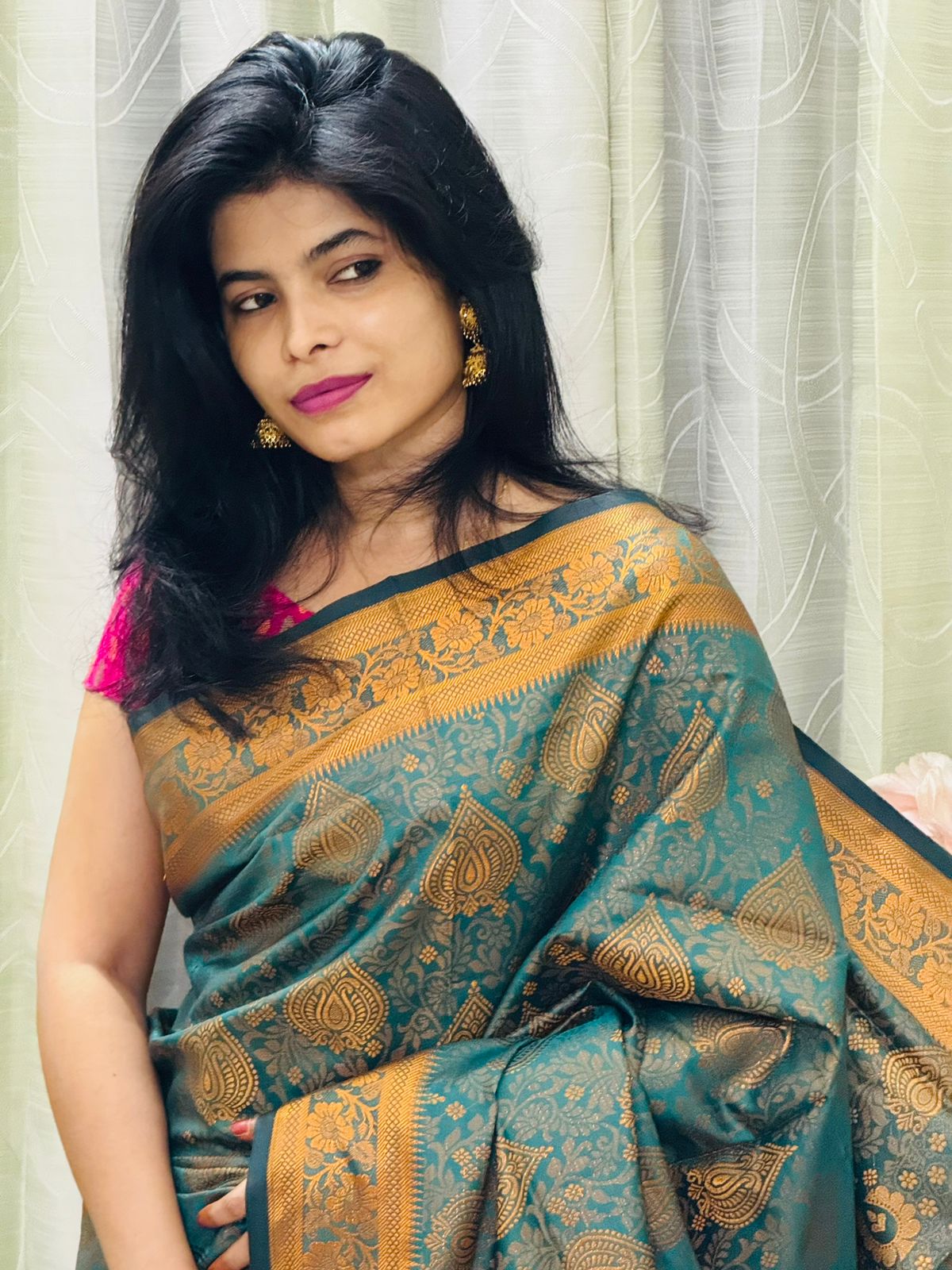 সিল্ক কাতান শাড়ি_0