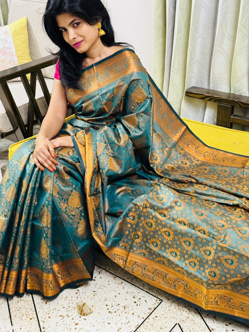 সিল্ক কাতান শাড়ি_6
