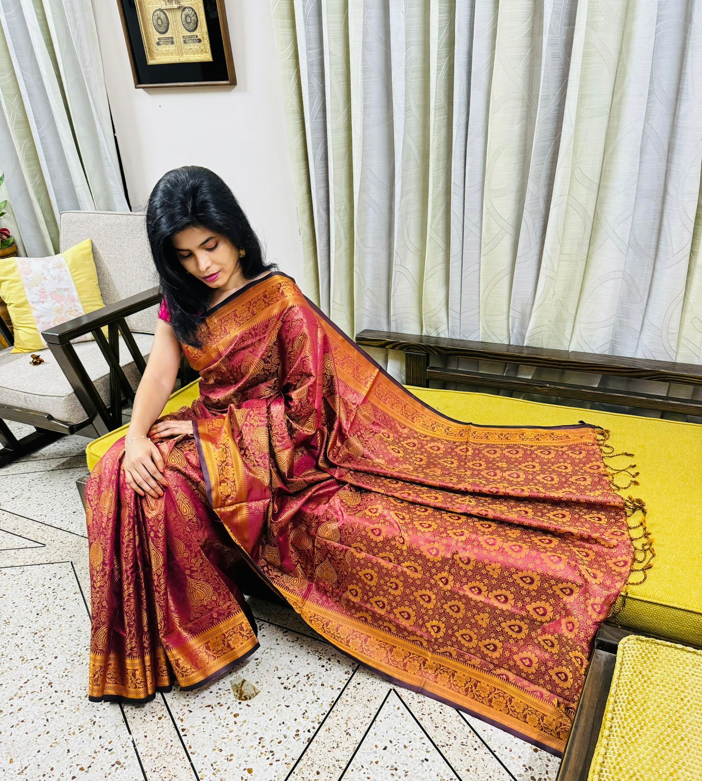 সিল্ক কাতান শাড়ি_2