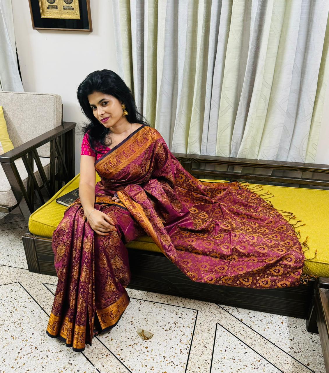 সিল্ক কাতান শাড়ি_5