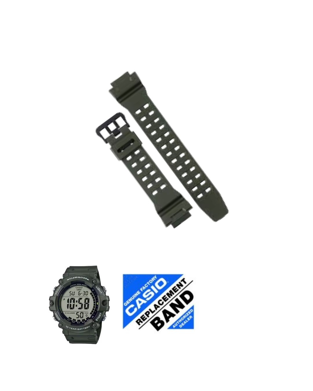 AE-1500WHX-3AV Resin Strap