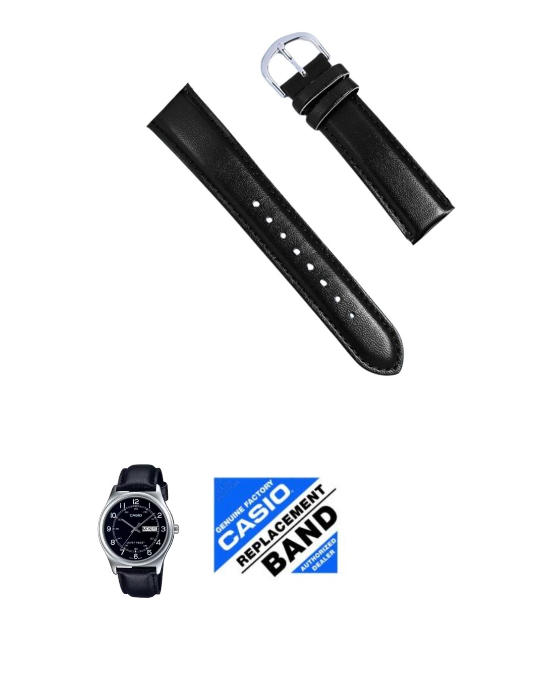 MTP-V006L-1B2 Leather Strap