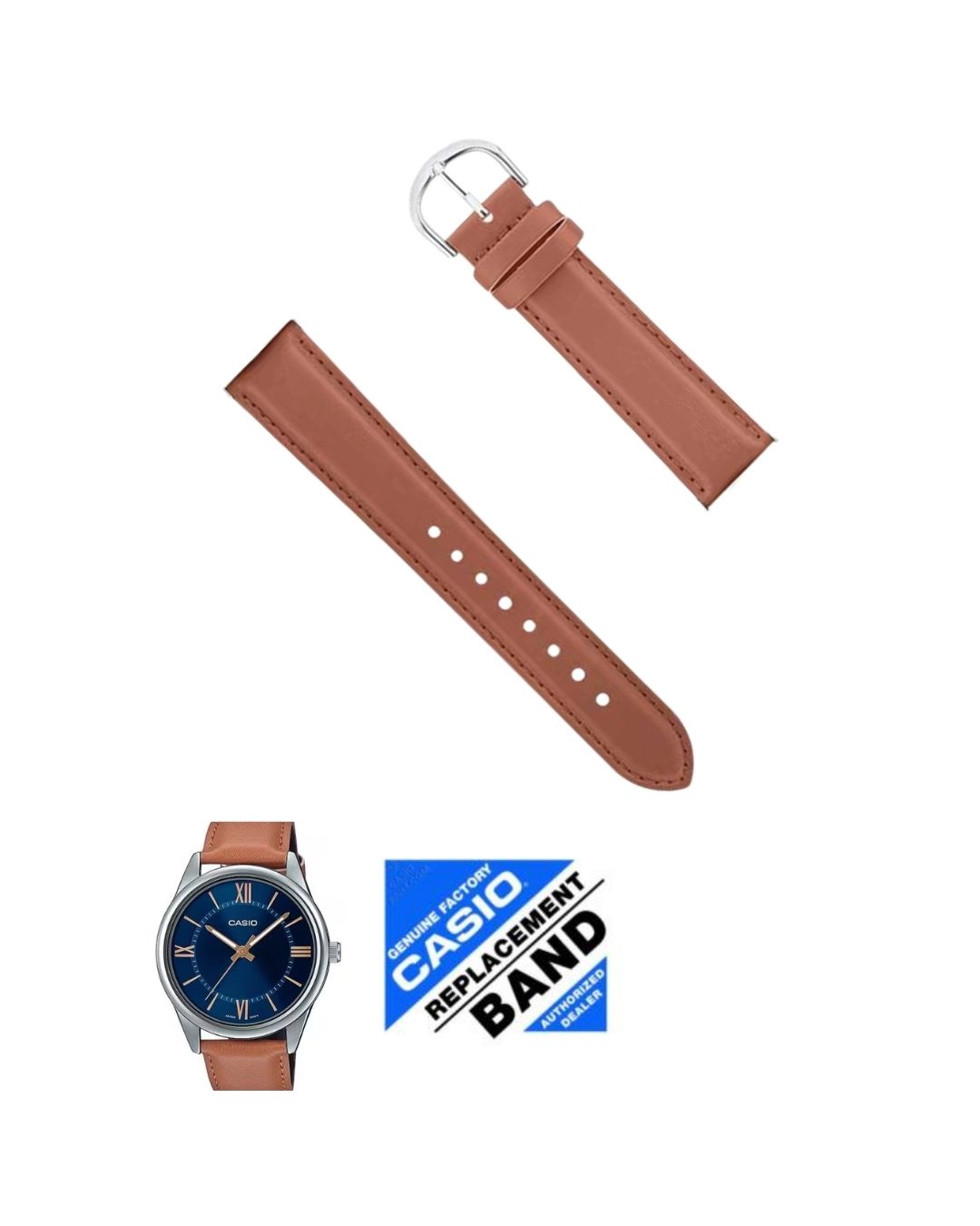 MTP-V005L-2B5 Leather Strap