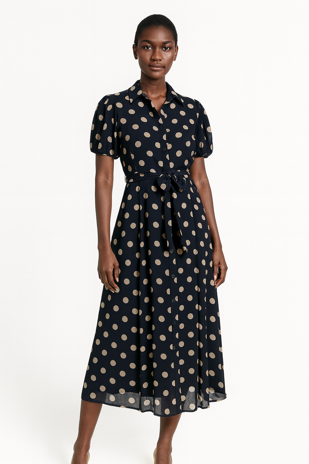 Black Polka Dot Dress