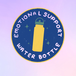 Emotional Support Water Bottle