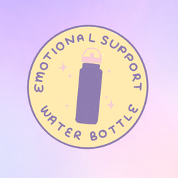 Emotional Support Water Bottle
