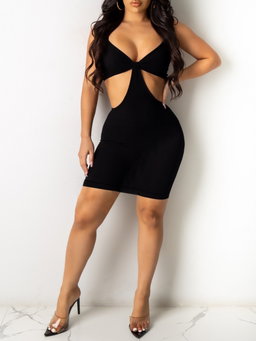 Cut Out Bodycon Cami Dress