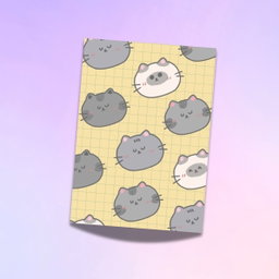 Yellow Meow Art Prints 