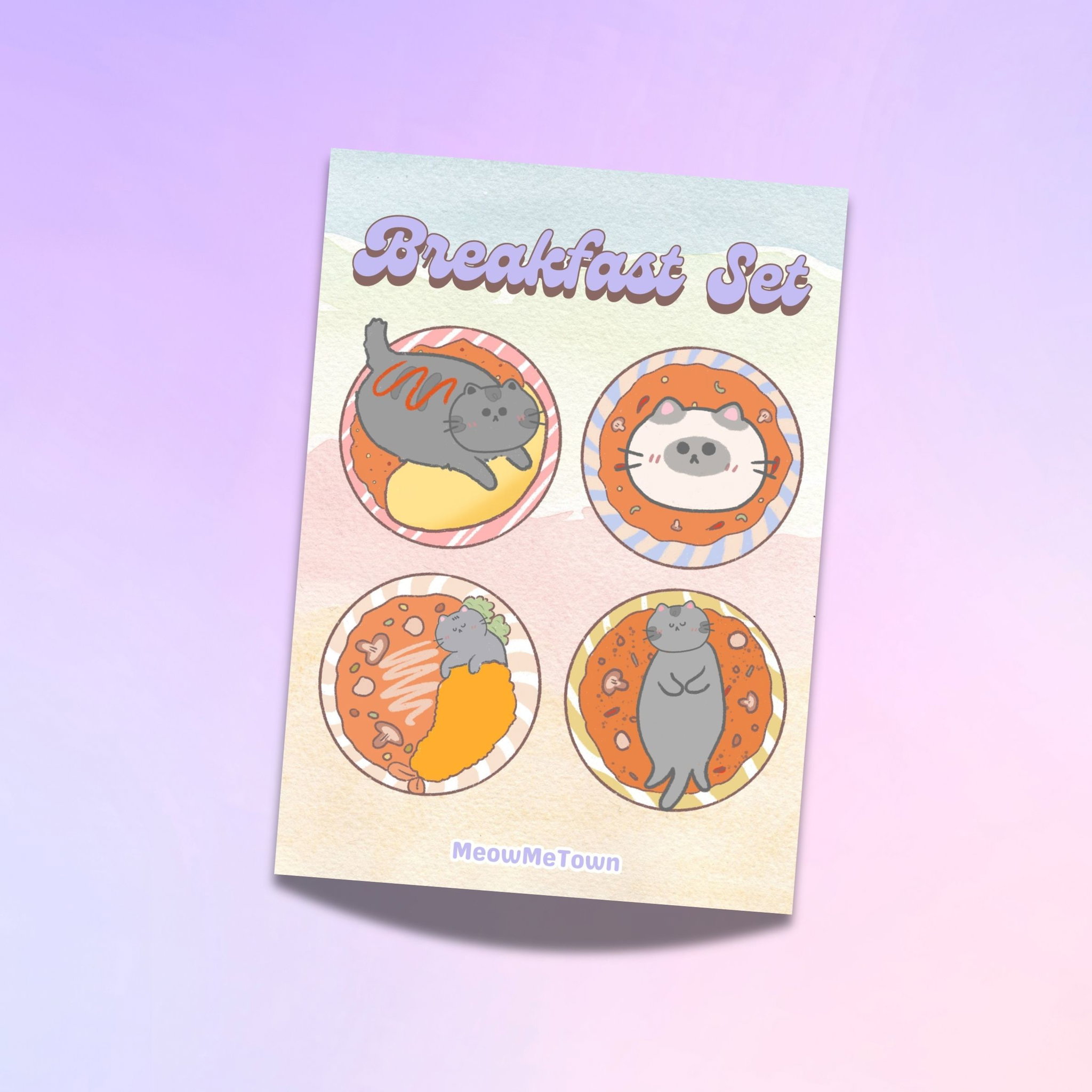 Breakfast Set Art Print_0