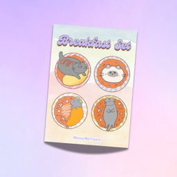 Breakfast Set Art Print