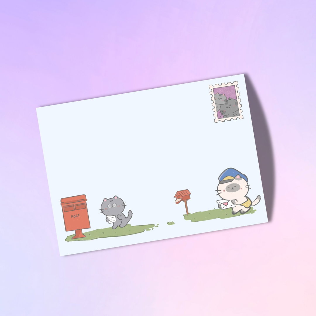 Meow PostCard Art Print 