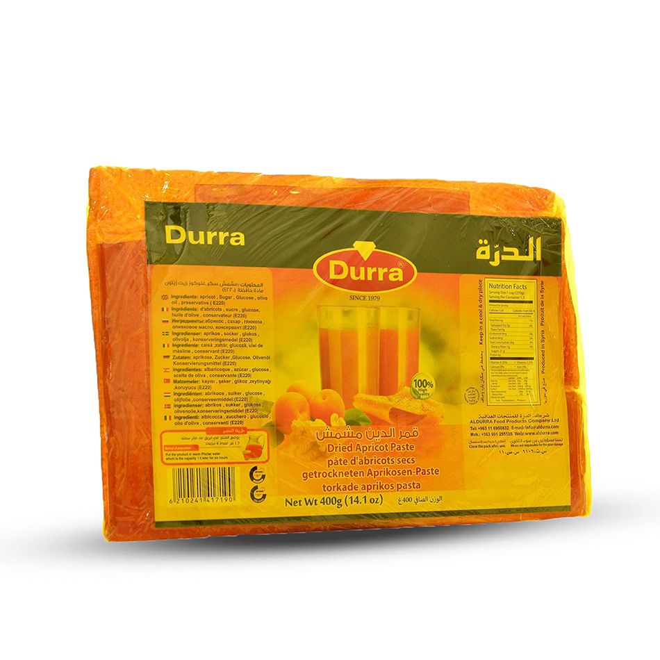 400g | Durra getrocknete Aprikosenpaste | الدرة قمر الدين