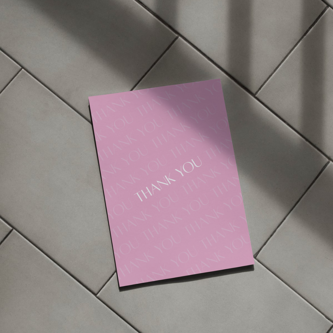 Pink Thank You Card_0