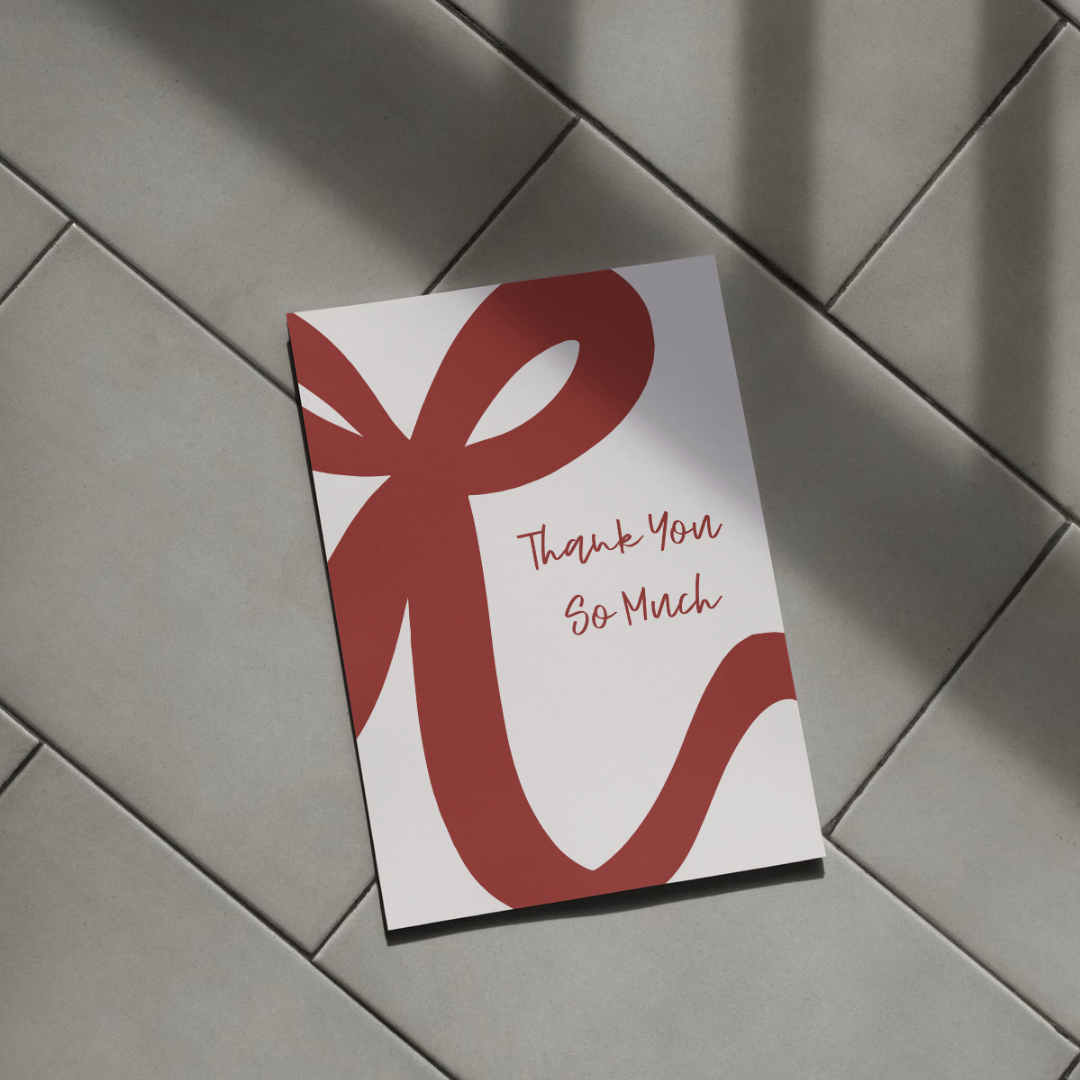 Red Ribbon Thank You