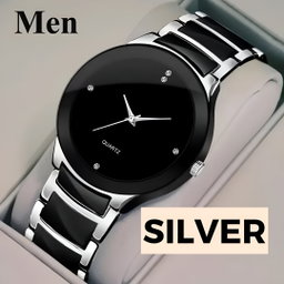 Stylish Waterproof Luxury Silver Watch