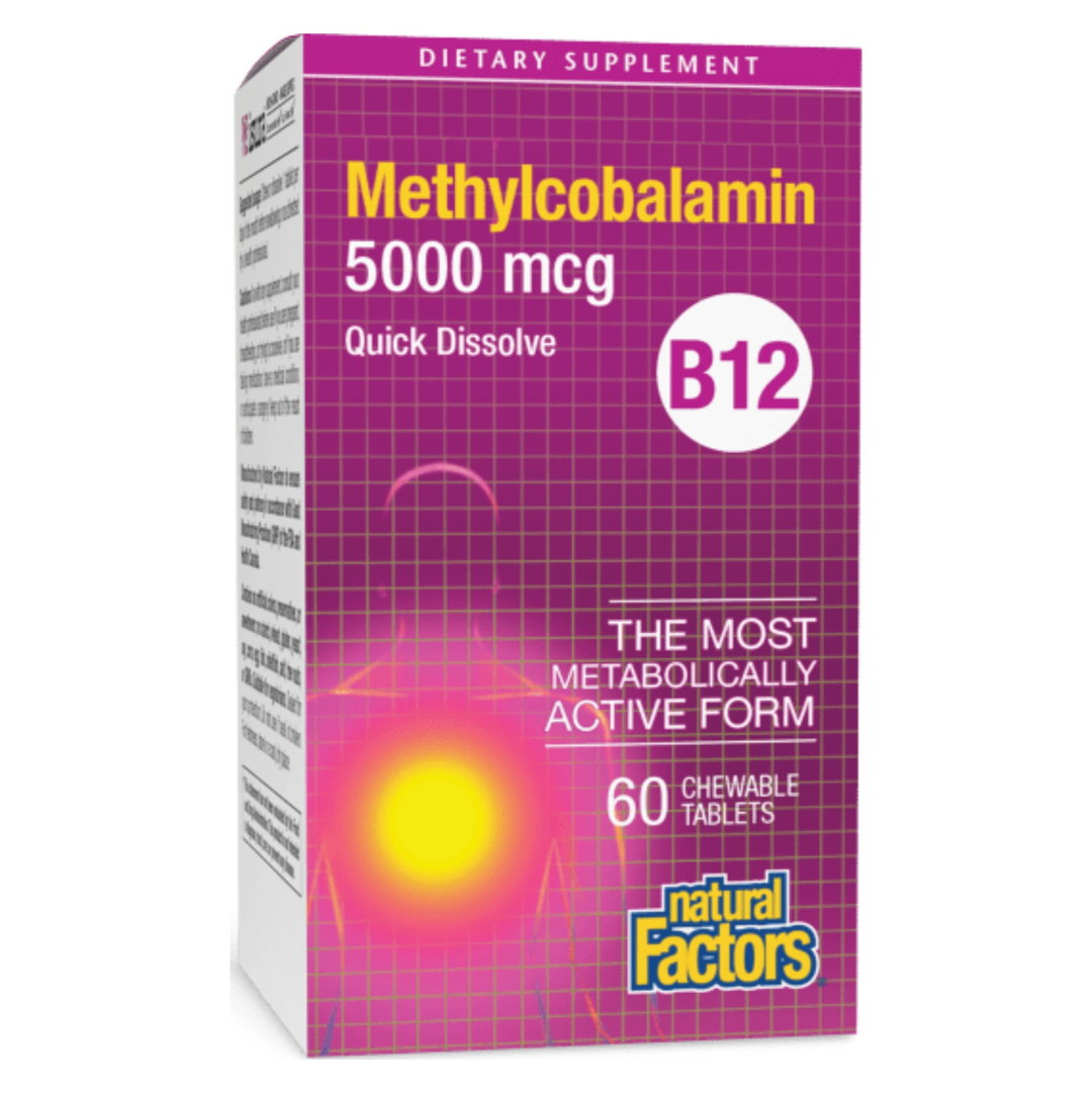 Natural Factors - B12 Methylcobalamin 5,000 mcg