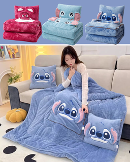 10700090 - CARTOON FLUFFY PILLOW BLANKET