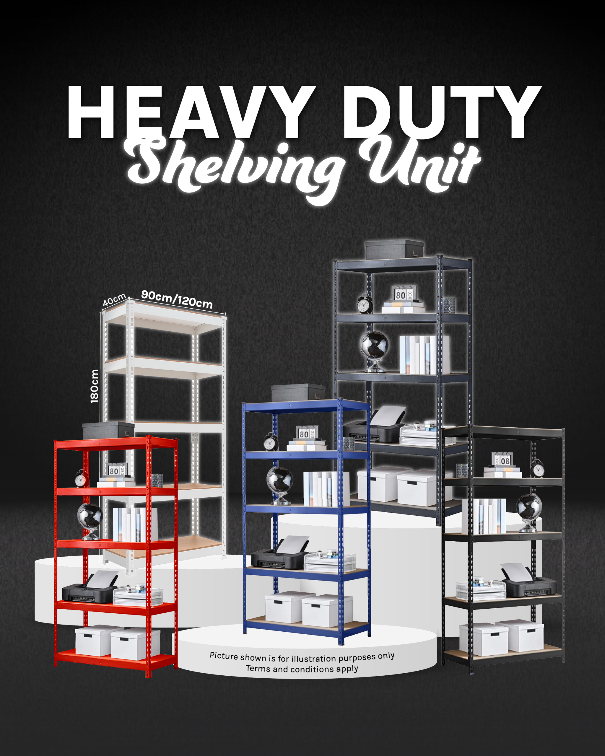 10500092 - HEAVY DUTY SHELVING UNIT_1