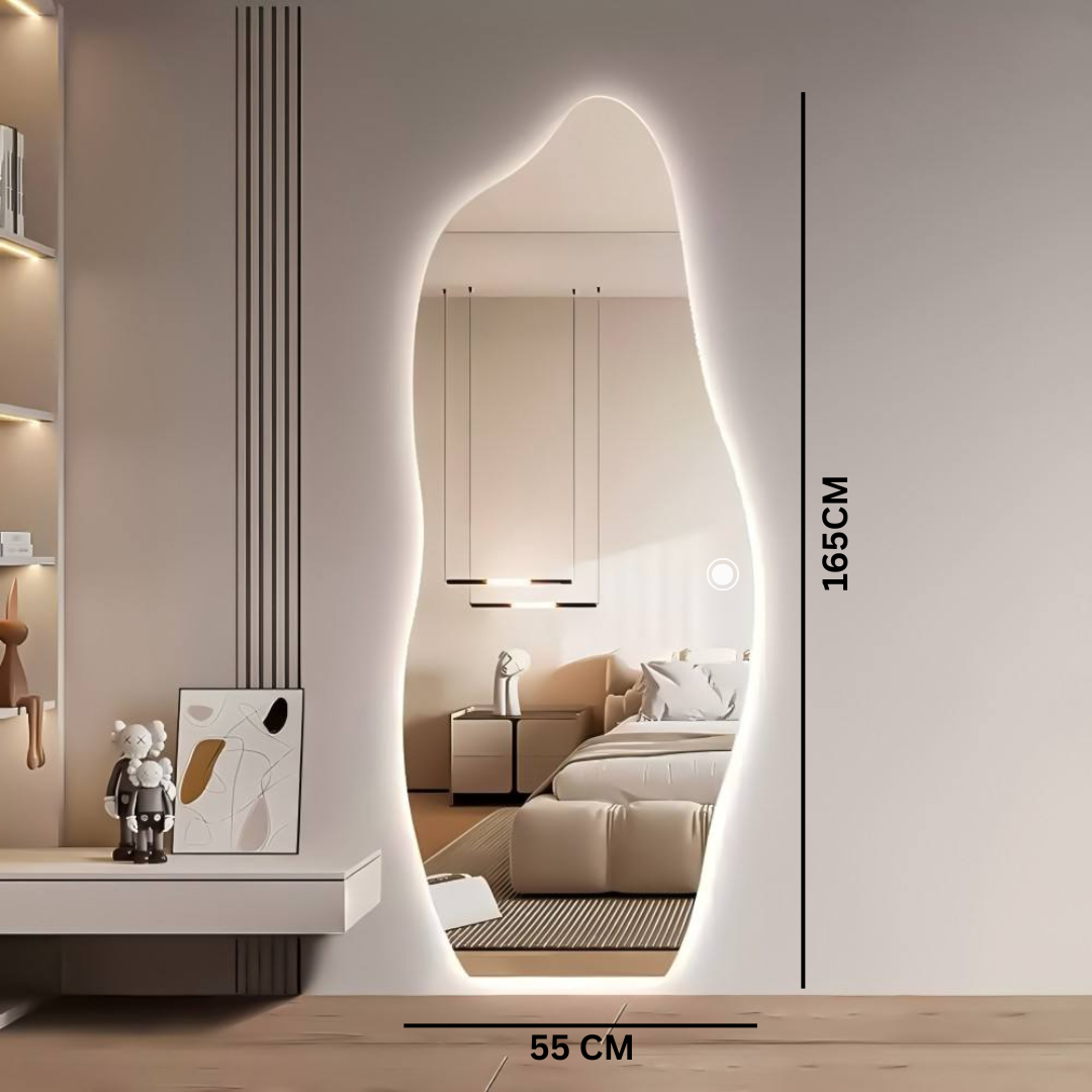 JAPANDI LED 165X55CM WALL MIRROR - 3 LED COLOR (CERMIN)_6