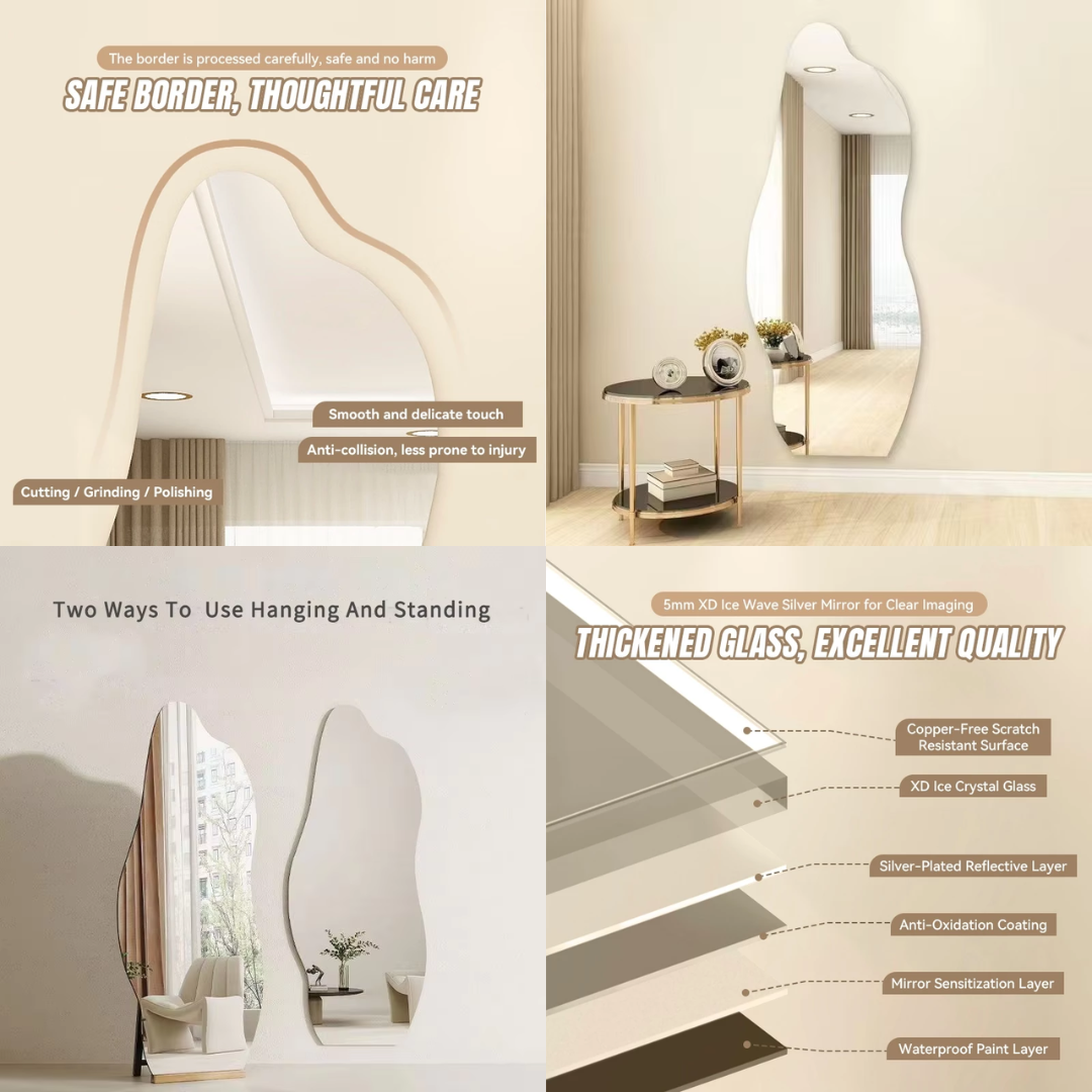 JAPANDI LED 165X55CM WALL MIRROR - 3 LED COLOR (CERMIN)_2