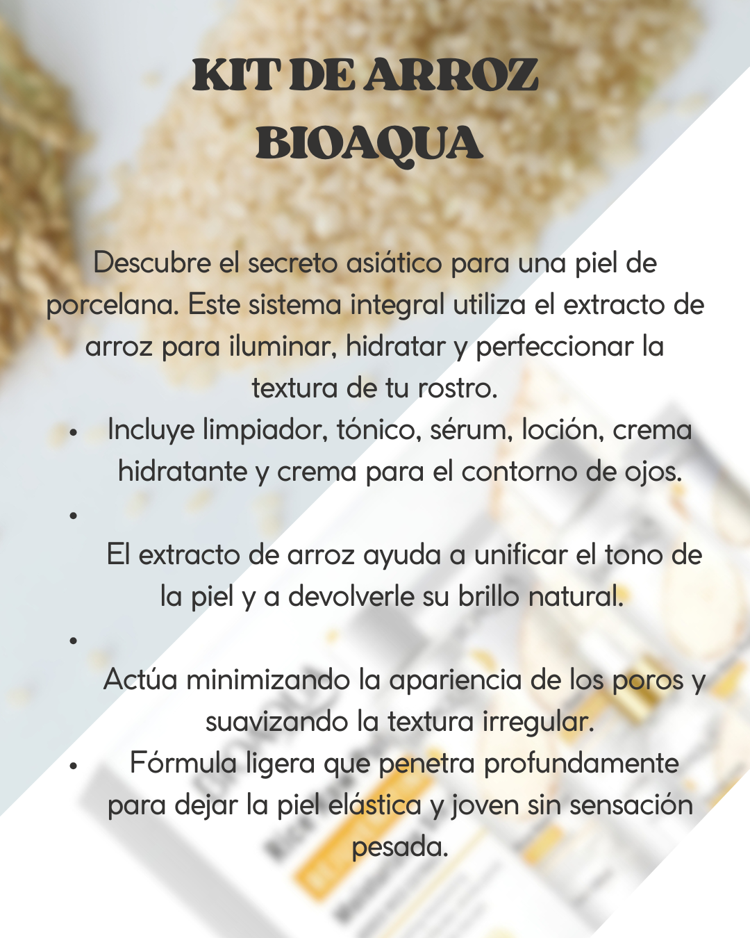 KIT de Arroz BIOAQUA _1