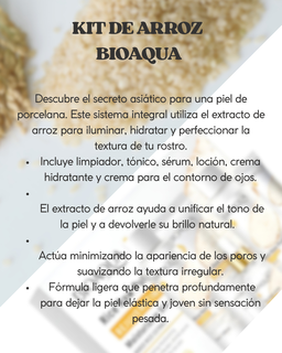 KIT de Arroz BIOAQUA 