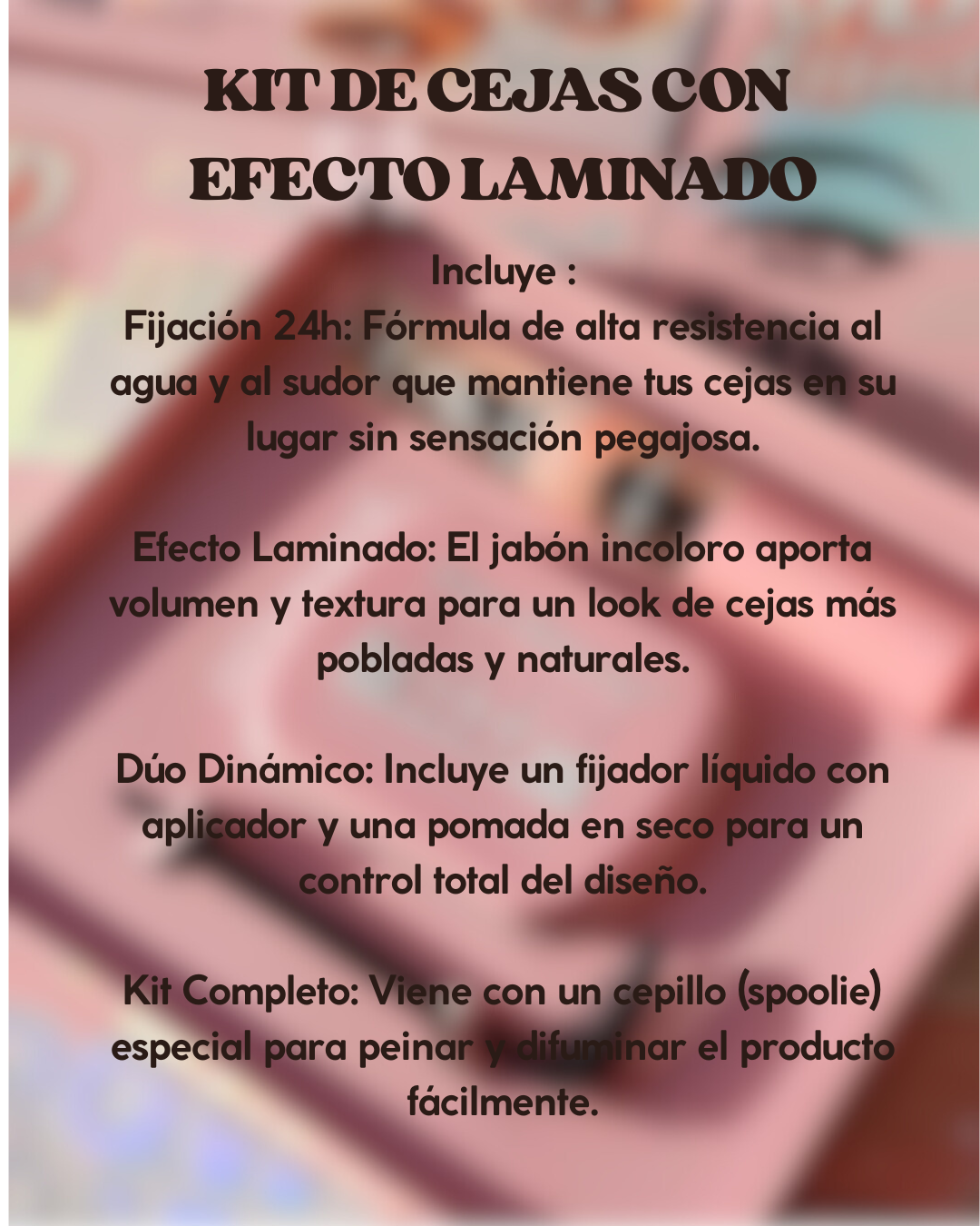 Kit para fijar cejas con efecto laminado _1