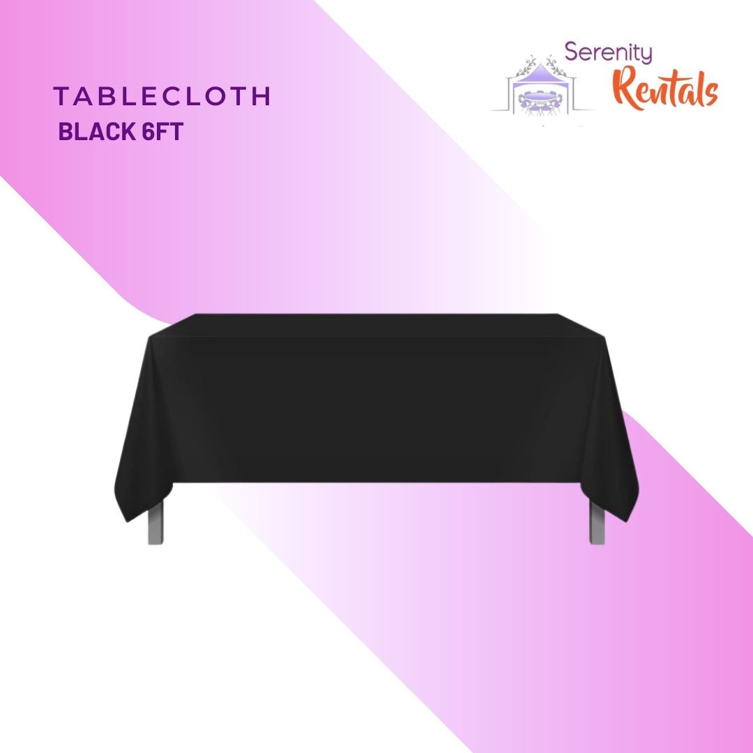 Black Tablecloth