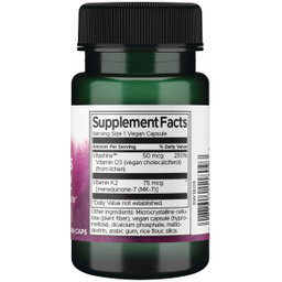 Swanson - Vitamins D3 & K2 - 2,000 IU & 75 mcg