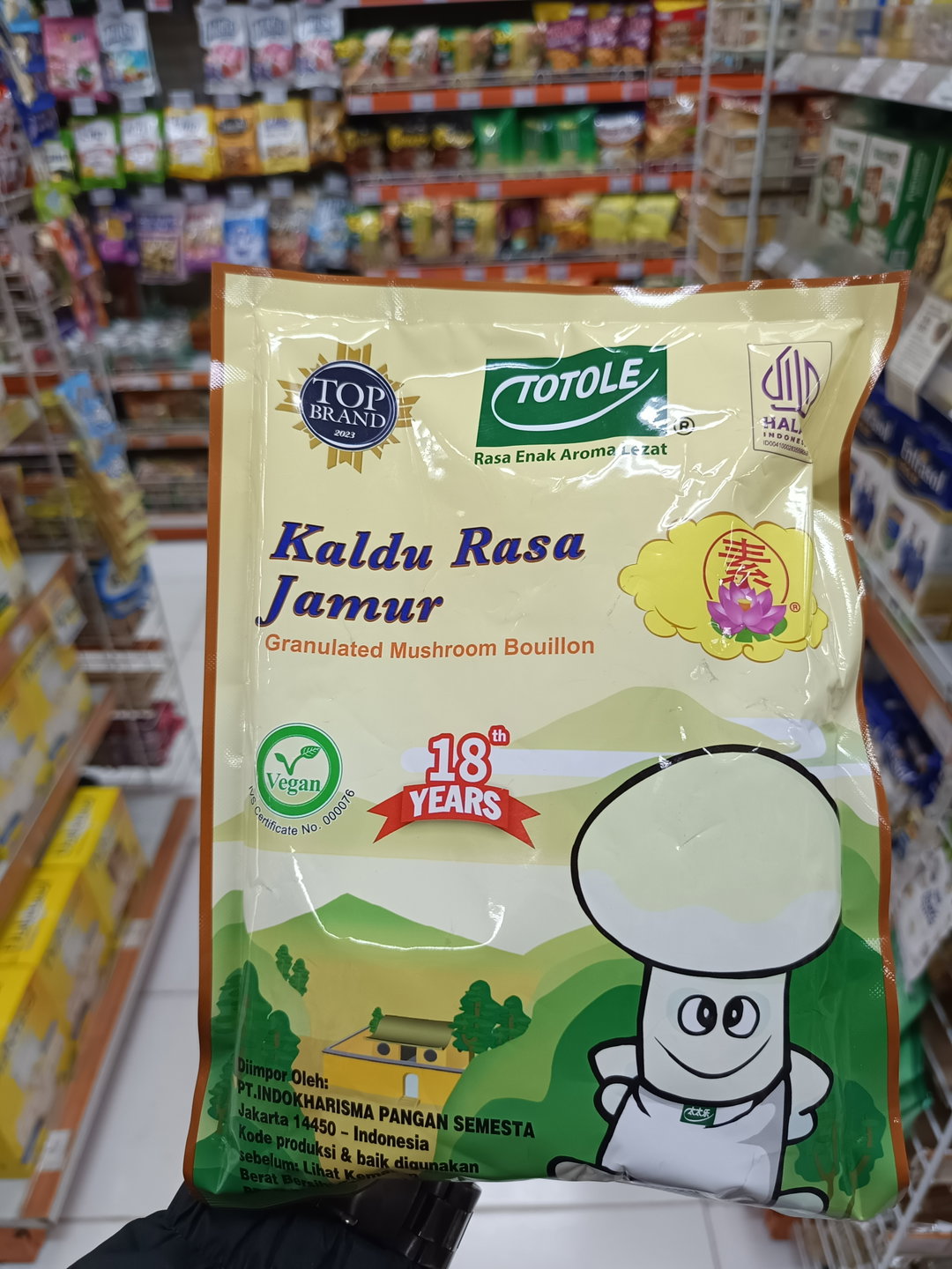 TOTOLE KALDU JAMUR 400GR/20