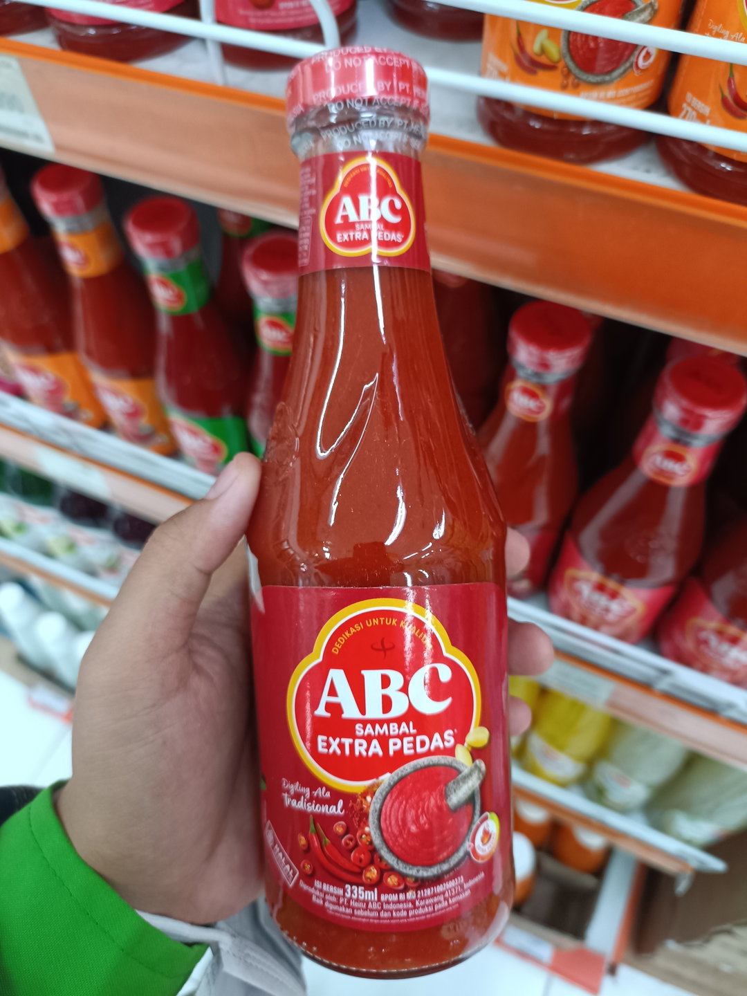 ABC SAMBAL EXTRA PEDAS 335ML/24
