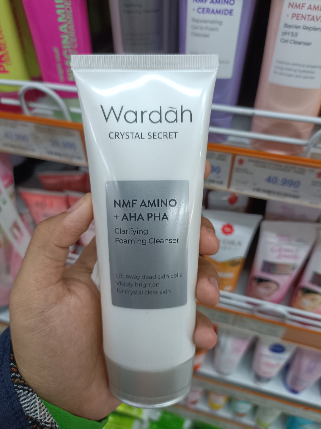 WARDAH CRISTAL SECRET FOAM CLEANSER 100G