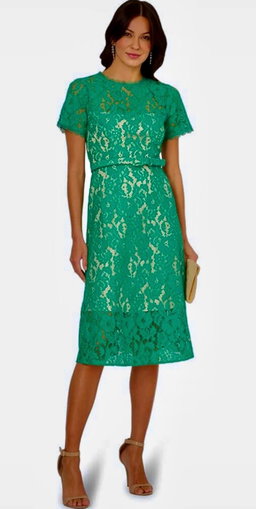 💚 Green Dress with a belt