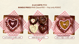 Mini Heart Cakes (4 Pieces)
