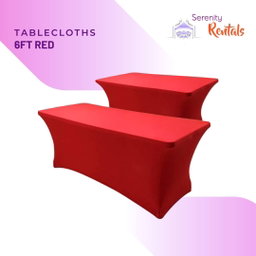 Red Table Cover (6ft)