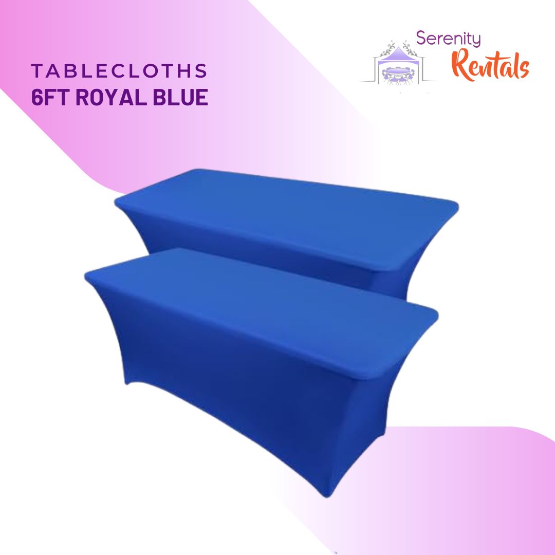 Royal Blue Table Cover (6ft)