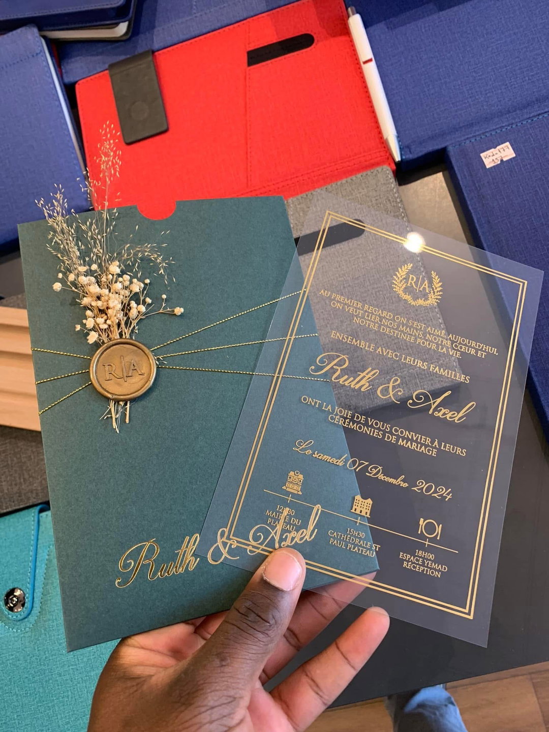 Invitations en Acrylique