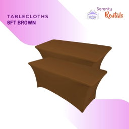 Brown Table Cover (6ft)